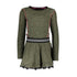 B.NOSY Green Girls Cotton Dress
