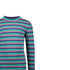 B.NOSY Multi Stripes Green Girls Cotton T shirt