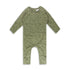 BABALUNO All over Print Green Boys Cotton Bodysuit