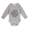 BABALUNO Hi Cool Grey Boys Cotton Romper