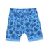 BABY CLUB All Over Leaf Blue Boys Cotton Terry Shorts