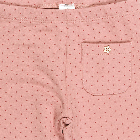 BABY CLUB All Over Polka Dots Pink Girls Cotton Trouser