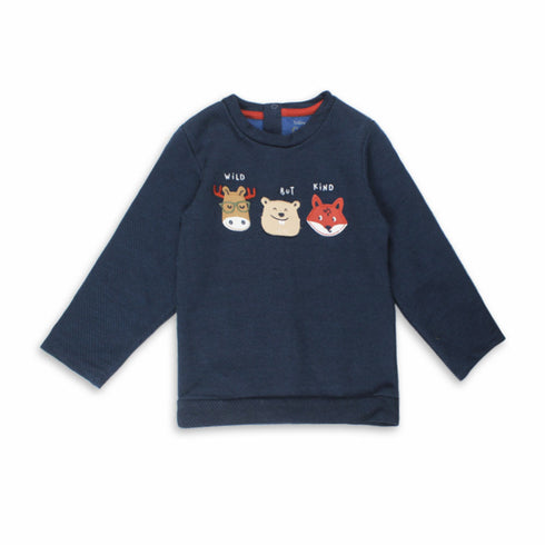 BABY CLUB Animals Blue Boys Cotton Terry 2 Piece Sets