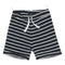 BABY CLUB Blue And White Stripes Boys Cotton Terry Shorts