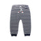 BABY CLUB Blue And White Stripes Boys Cotton Terry Trouser