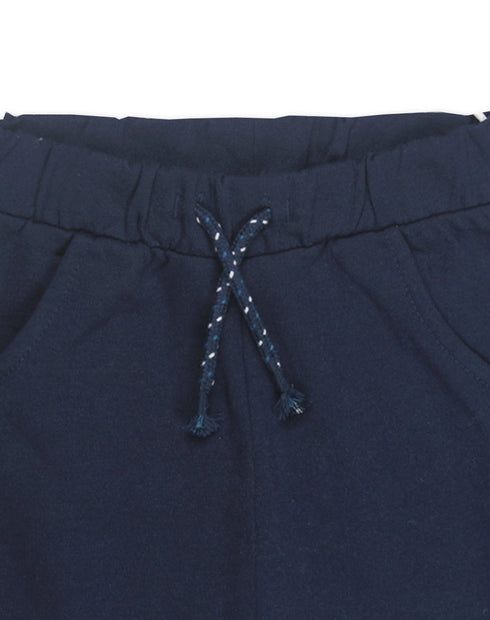 BABY CLUB Blue Boys Cotton Terry Trouser