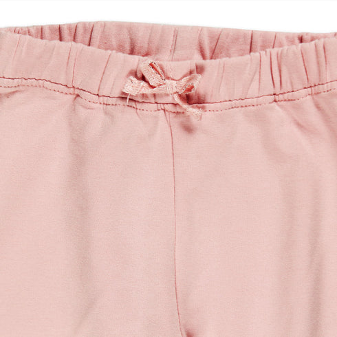 BABY CLUB Bow Pink Girls Cotton Fleece Trouser