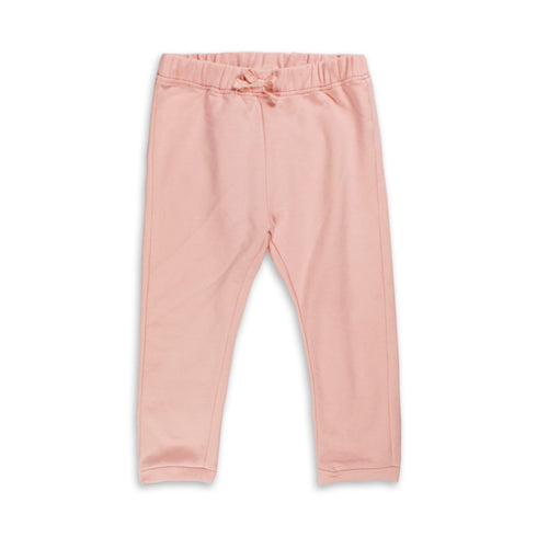 BABY CLUB Bow Pink Girls Cotton Fleece Trouser