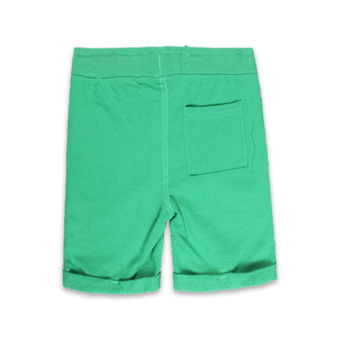 BABY CLUB Green Boys Cotton Terry Shorts