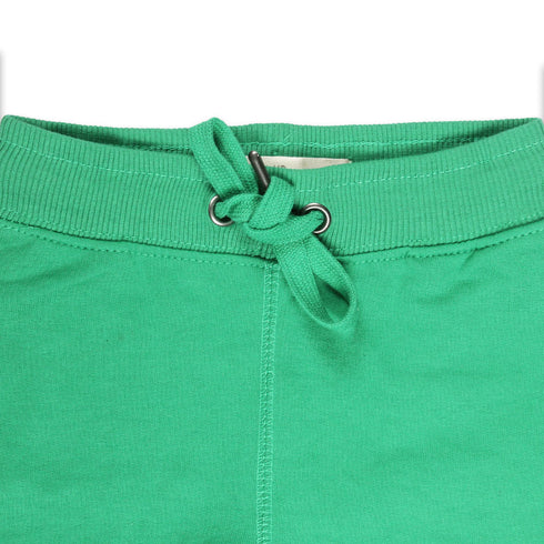 BABY CLUB Green Boys Cotton Terry Shorts