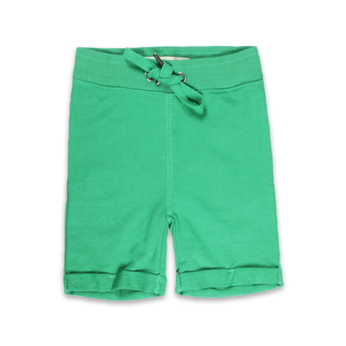 BABY CLUB Green Boys Cotton Terry Shorts