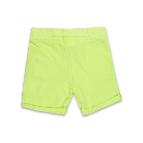 BABY CLUB Just Be You Green Boys Cotton Terry Shorts