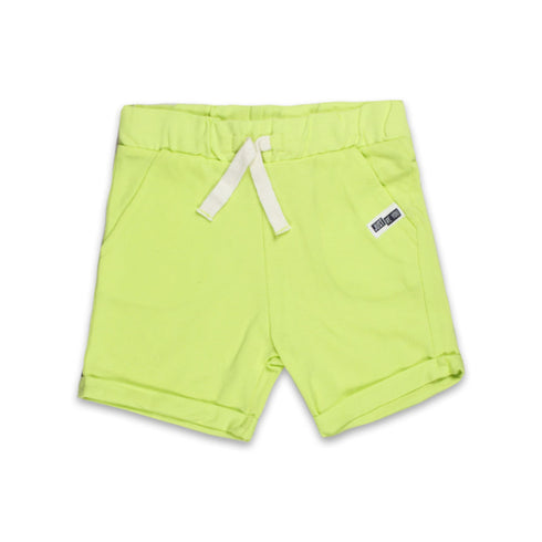 BABY CLUB Just Be You Green Boys Cotton Terry Shorts