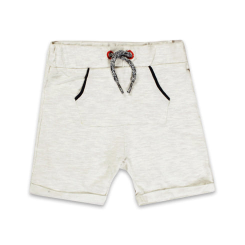 BABY CLUB Light Grey Pocket Boys Cotton Terry Shorts