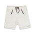 BABY CLUB Light Grey Pocket Boys Cotton Terry Shorts