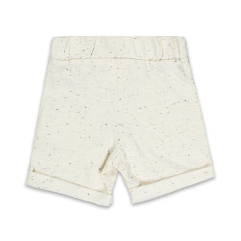 BABY CLUB Off White Boys Cotton Shorts