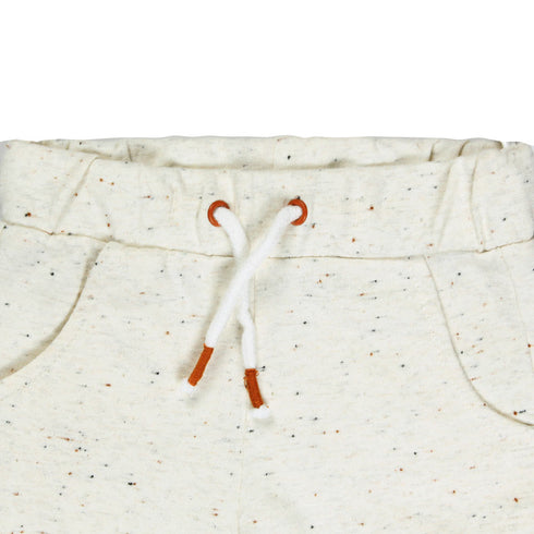 BABY CLUB Off White Boys Cotton Shorts