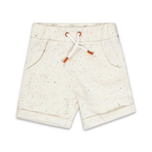 BABY CLUB Off White Boys Cotton Shorts