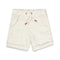 BABY CLUB Off White Boys Cotton Shorts