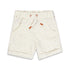 BABY CLUB Off White Boys Cotton Shorts