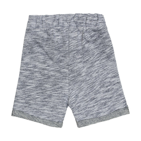 BABY CLUB Sea You Soon Embroidery Blue Boys Cotton Terry Shorts