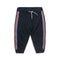 BABY CLUB Side Lace Blue Boys Cotton Fleece Trouser