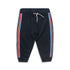 BABY CLUB Side Lace Blue Boys Cotton Fleece Trouser