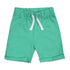 BABY CLUB White Draw Cord Green Boys Cotton Terry Shorts