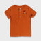 BABY Club Brown Boys Cotton T shirt