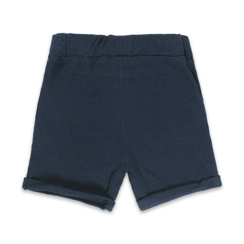 BABY Club Navy Blue Boys Cotton Terry Shorts