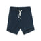 BABY Club White Draw Cord Blue Boys Cotton Terry Shorts