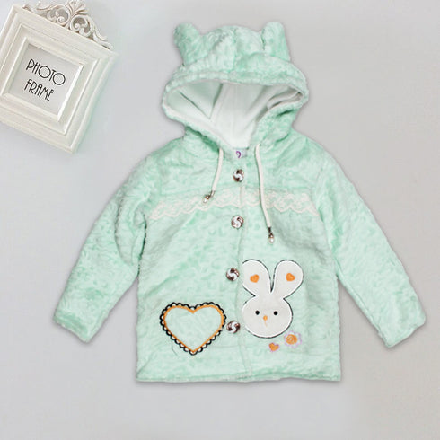 BABY ROSE Rabbit Blue Girls Winter 3 Piece Set