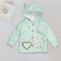 BABY ROSE Rabbit Blue Girls Winter 3 Piece Set