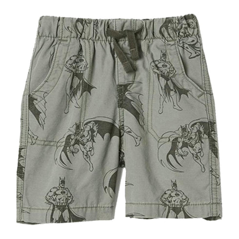 BATMAN Print White Boys Premium Cotton Tshirt 2 Piece Sets