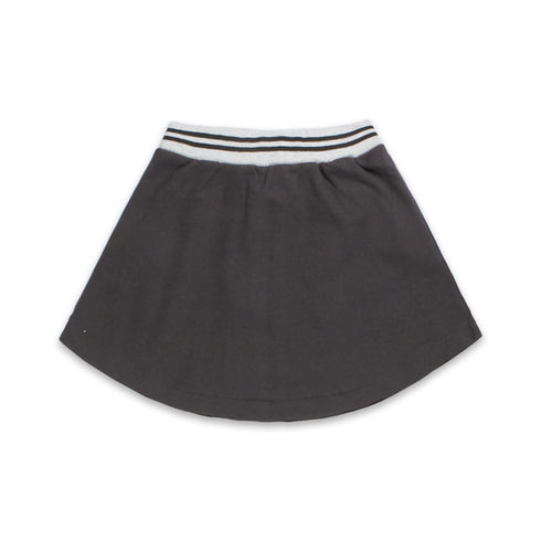 BLUE SEVEN Dark Grey Girls Cotton Terry Skirts
