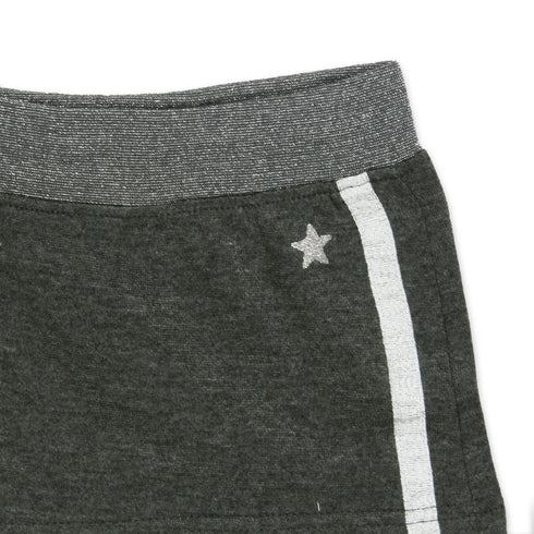 BLUE SEVEN Glitter Star Dark Grey Girls Skirts