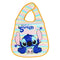 Baby Soft Waterproof Yellow Stitch Boo goo Print Girls Bib