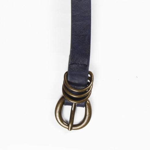 GLOBAL STOCK Blue Unisex Belt