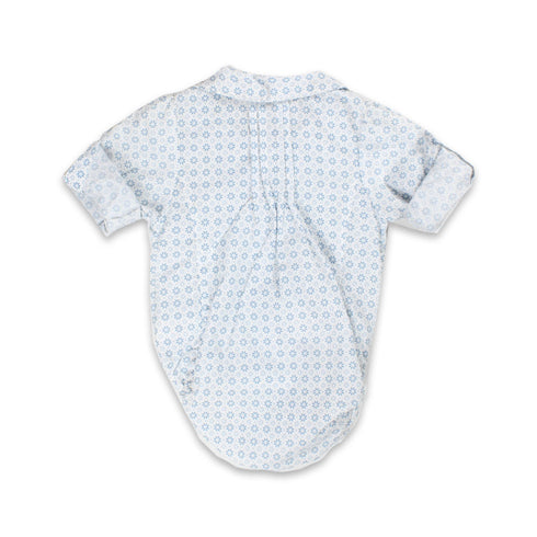 CAND WORLD All Over Flower Boys Cotton Romper