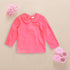 Hot Pink Girls 3 Piece Fleece Set