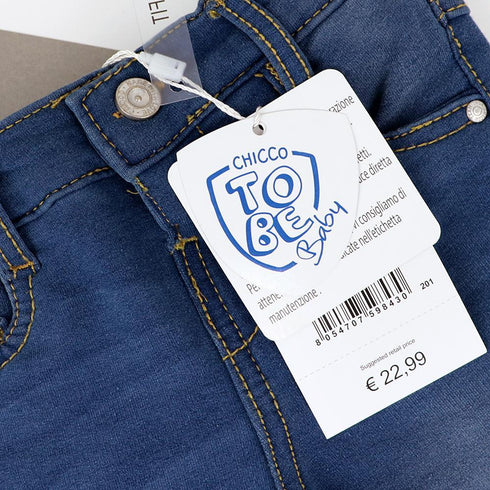 CHICCO Blue Unisex Cotton Denim Jegging