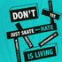 COOL CLUB Just Skate Greenish Blue Boys Cotton T shirt
