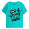 COOL CLUB Just Skate Greenish Blue Boys Cotton T shirt