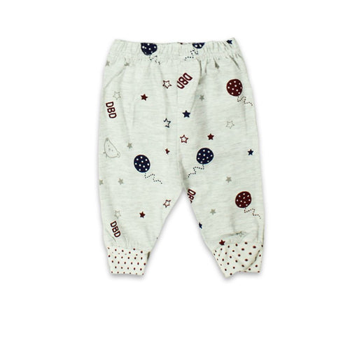 CUTE Collection Blue Bear Cotton Grey 3 Piece Set