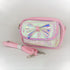 Cross Body Sequins Pink Bag with Optional Fanny Strap