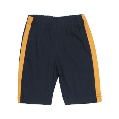 Blue And Yellow Boys Cotton Shorts