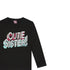 DOPO DOPO Cute Sister Black Girls Premium Cotton T shirt