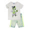 DOPO DOPO Love And Happy Grey Boys Premium Cotton Tshirt_2 Piece Set