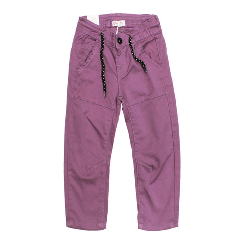 DPAM Draw Cord Purple Unisex Cotton Chino Pants