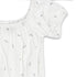 ENNIE MEENIE Pencil Print White Girls Premium Cotton Jump Suit
